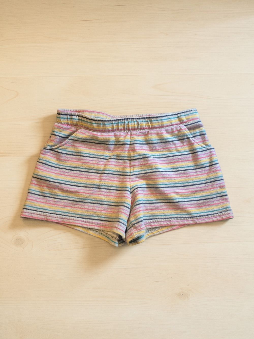 Carter's Kids Striped Waistband Pants - Pink, Yellow, Teal, Gray